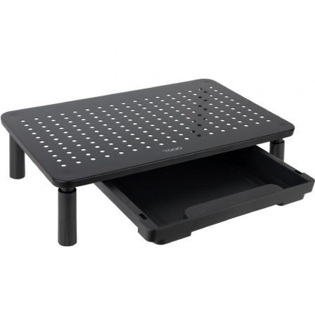 TooQ Soporte Monitor TQMR087 Elevador Multiusos Portátil Cajón Negro hasta 20kg Ergonómico TooQ Soporte Monitor TQMR087 Elevador Multiusos Portátil Cajón Negro hasta 20kg Ergonómico